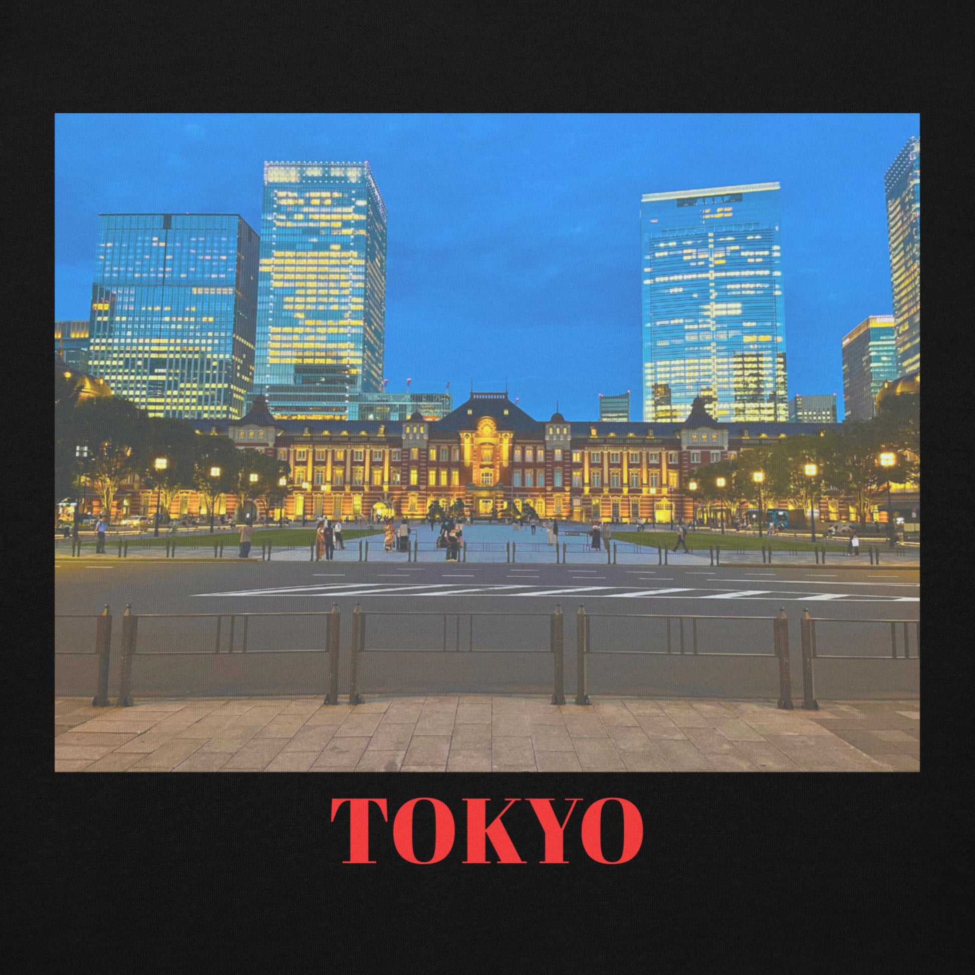 Tokyo Station Unisex hættetrøje Tokyo Souvenir