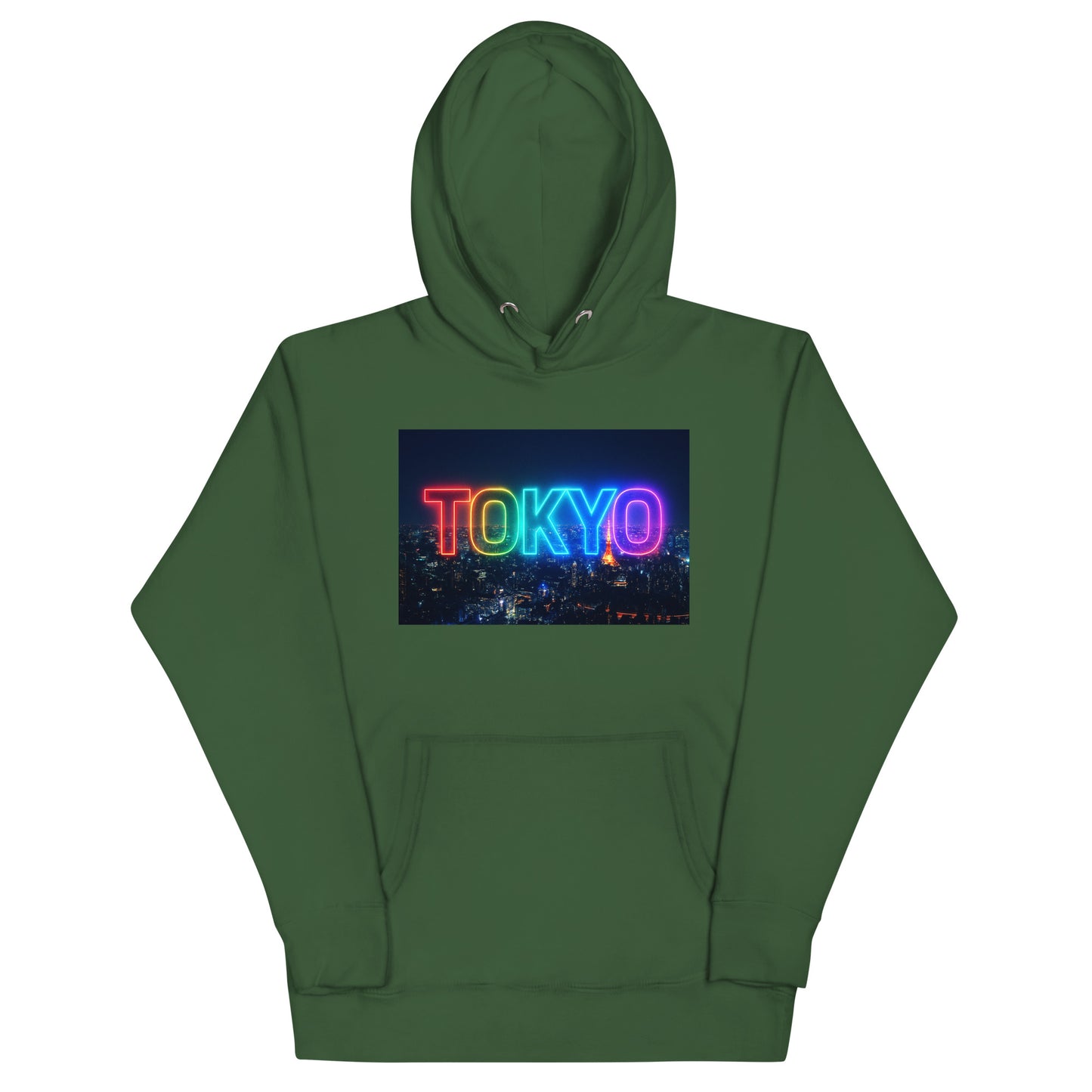 東京ロゴプレミアムパーカー ユニセックス Forest Green