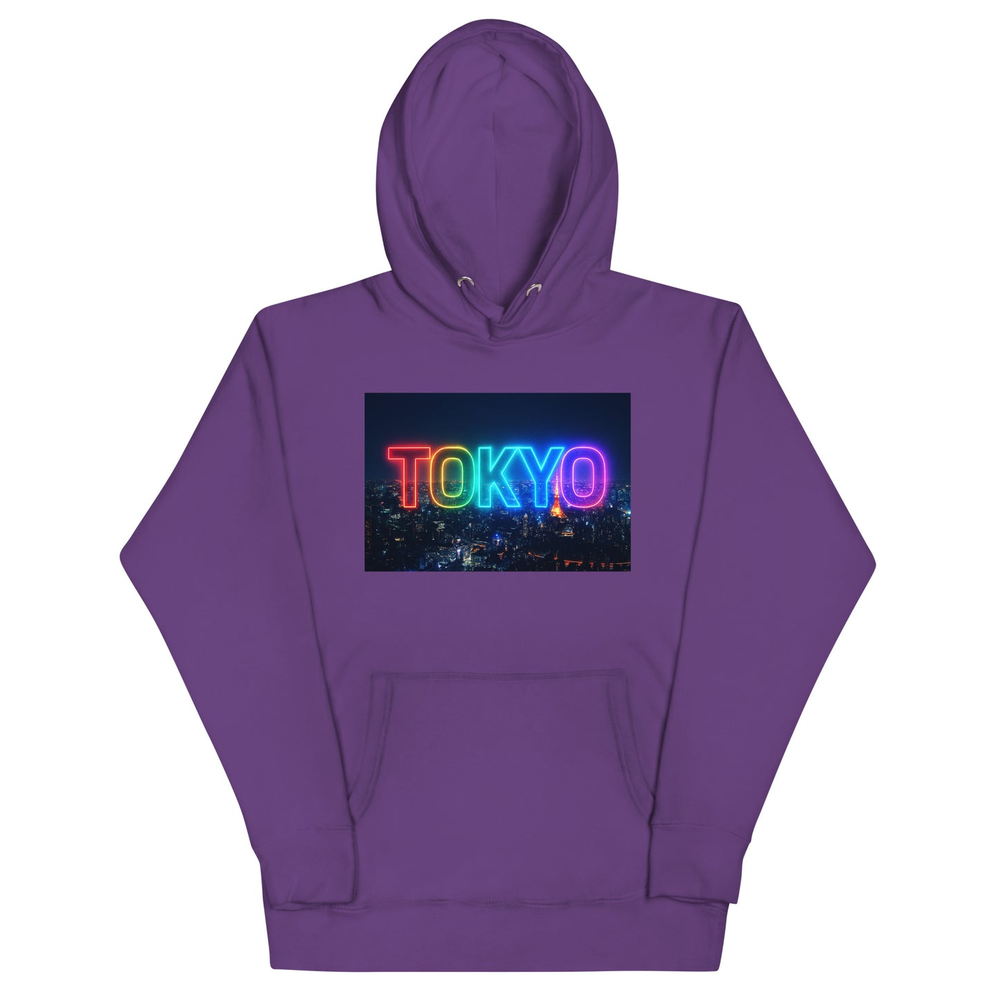 東京ロゴプレミアムパーカー ユニセックス Purple