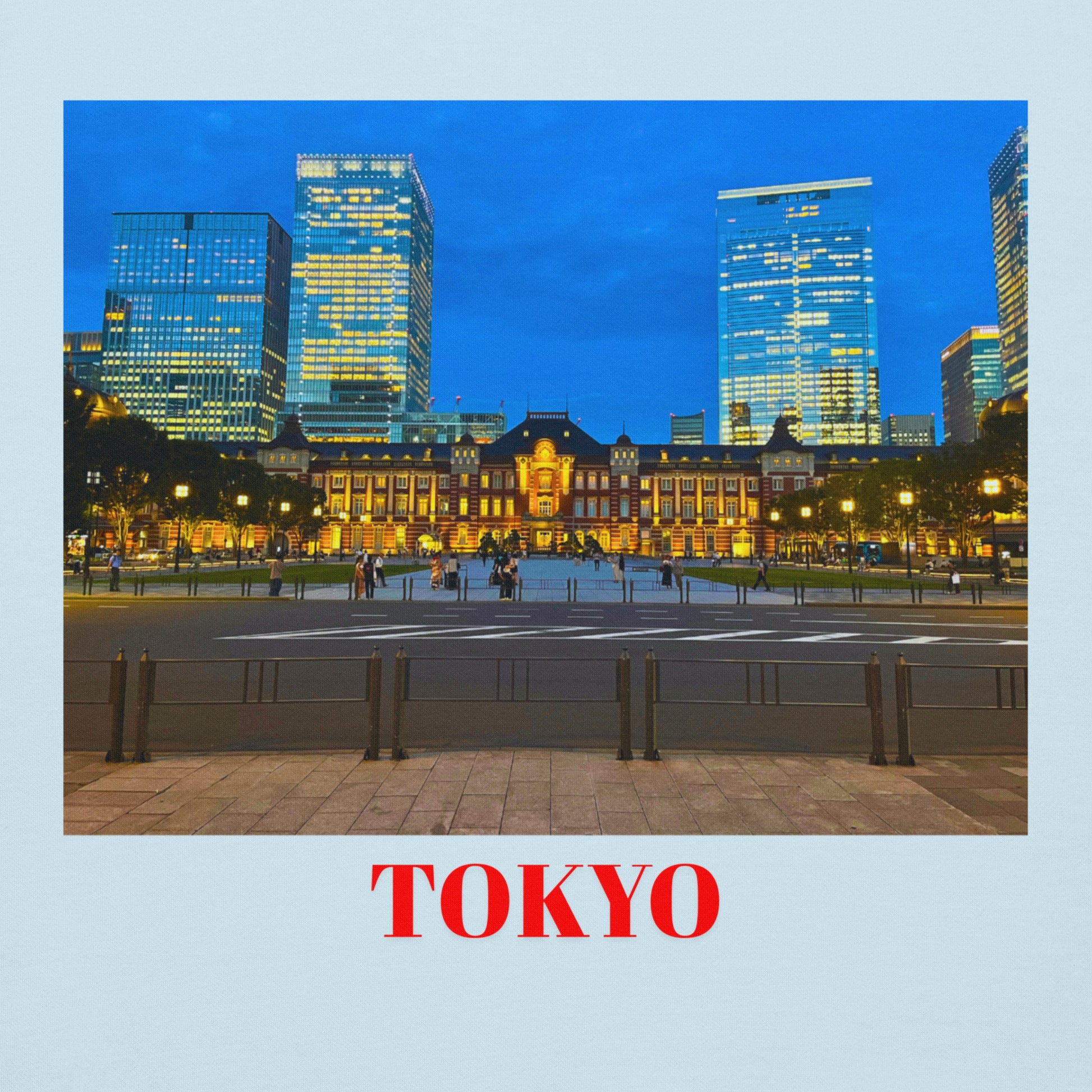 Tokyo Station Unisex hættetrøje Tokyo Souvenir