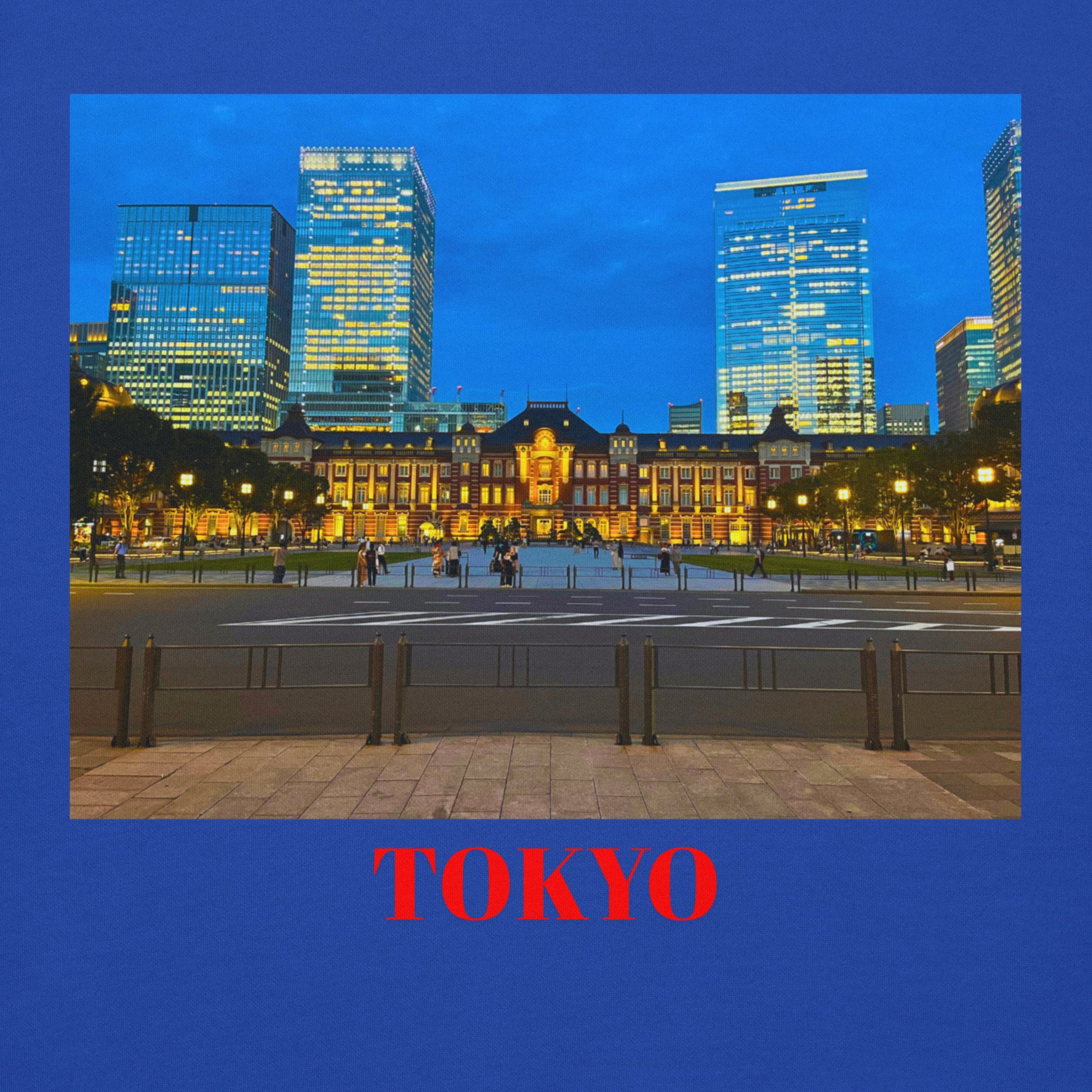 Tokyo Station Unisex hættetrøje Tokyo Souvenir