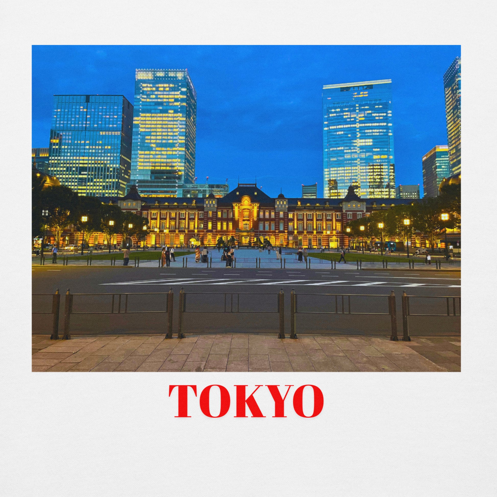 Tokyo Station Unisex hættetrøje Tokyo Souvenir