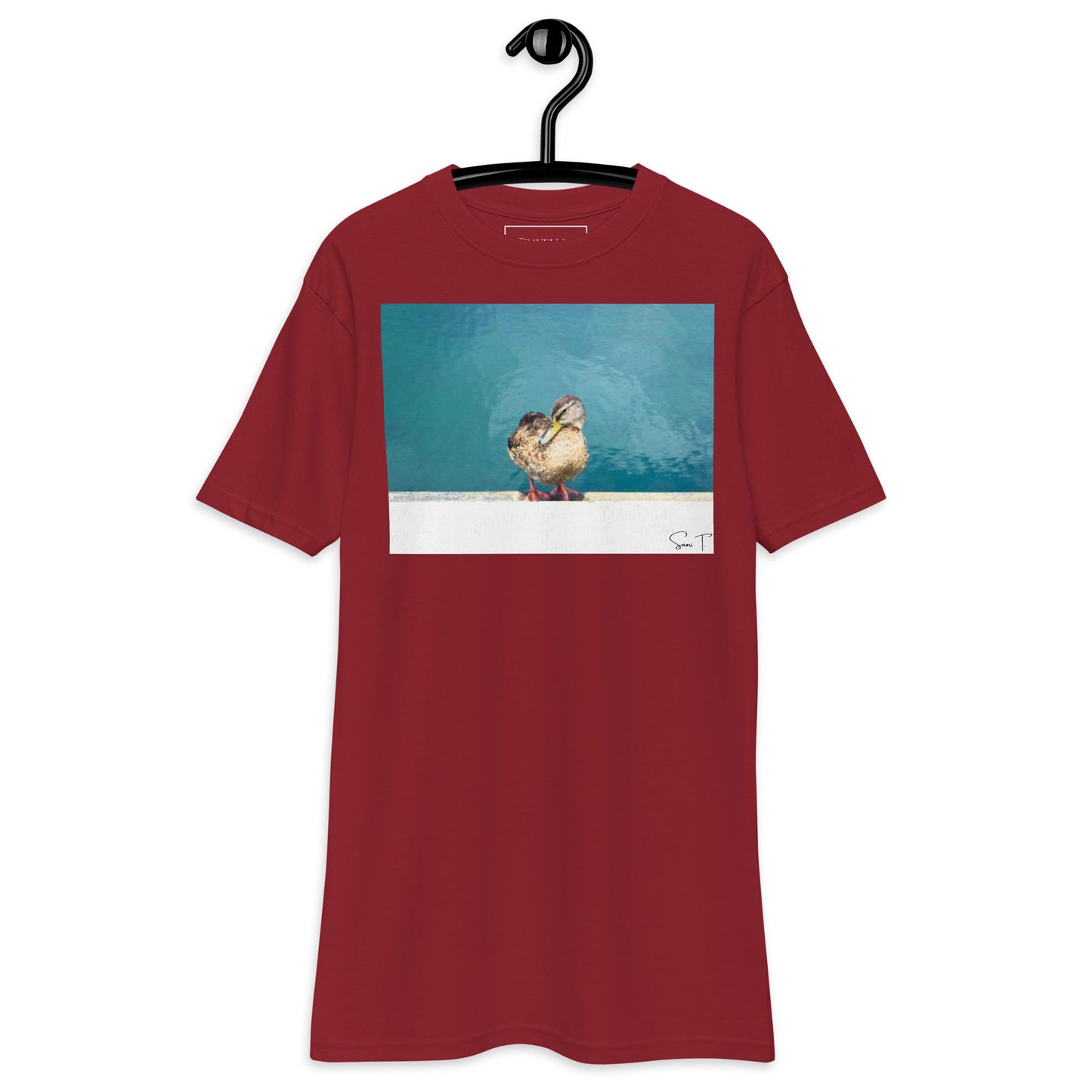 アヒル メンズプレミアムヘビーTシャツ