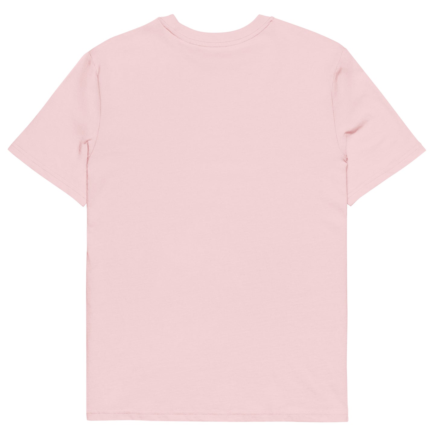 オーガニックコットン ピンクバラ ユニセックスTシャツ