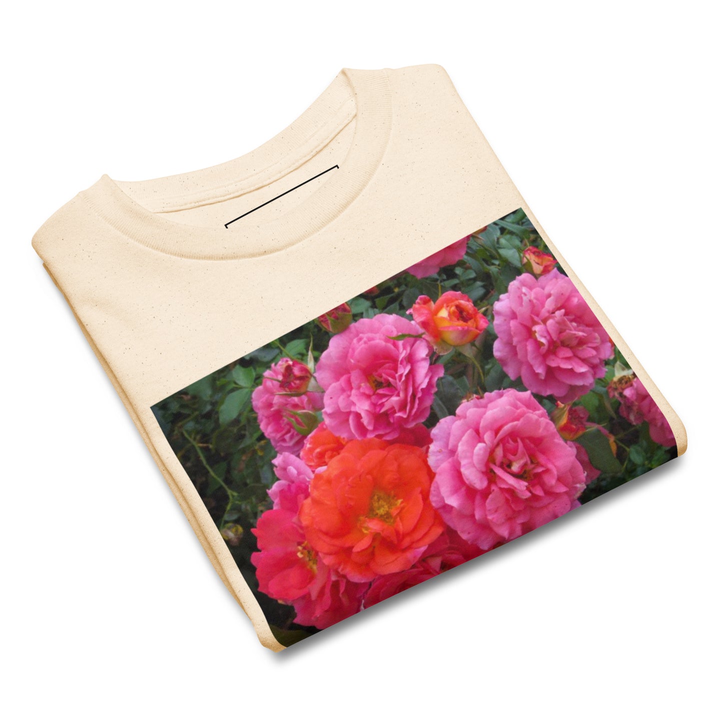 ピンクのバラ ユースTシャツ