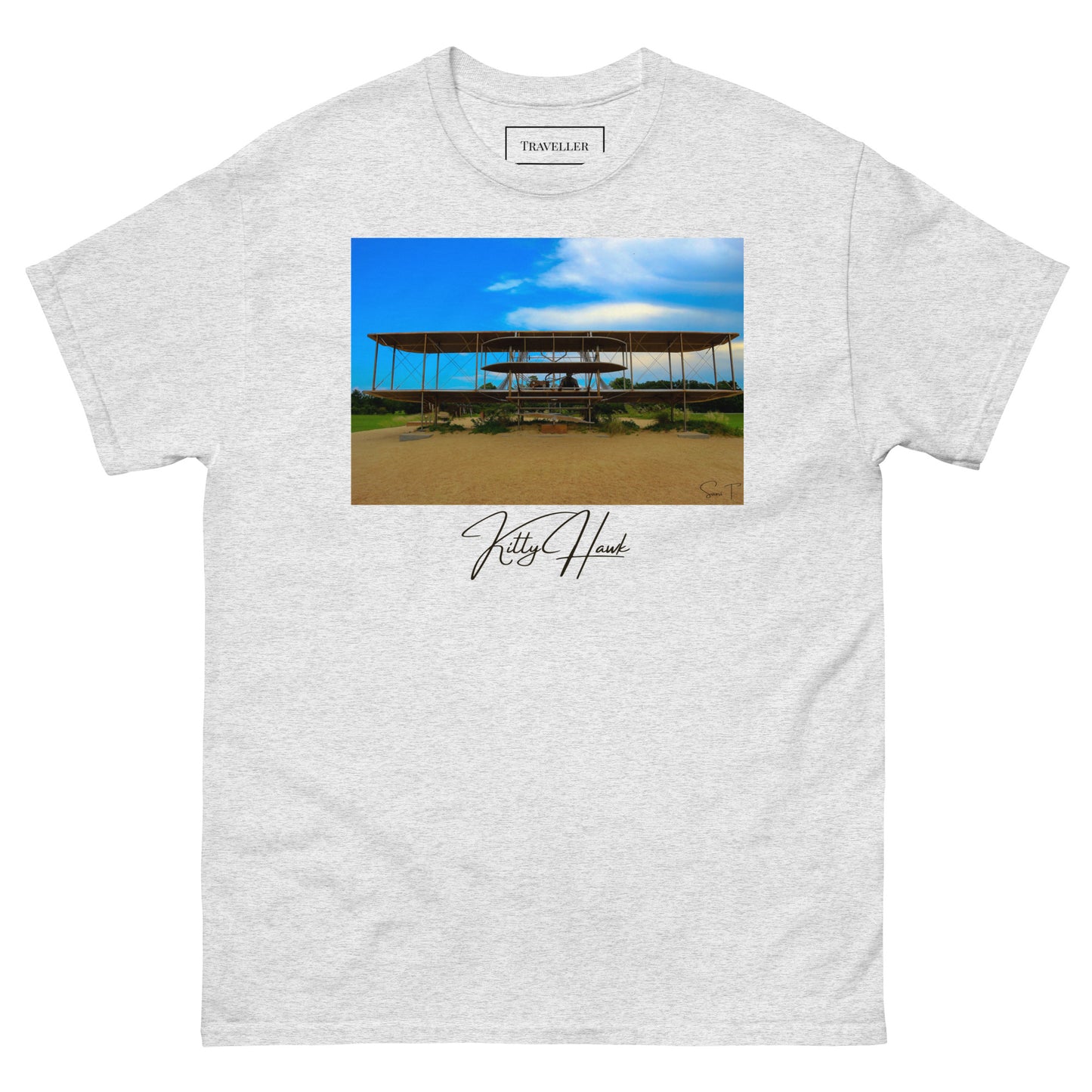 キティホーク ユニセックスTシャツ Ash
