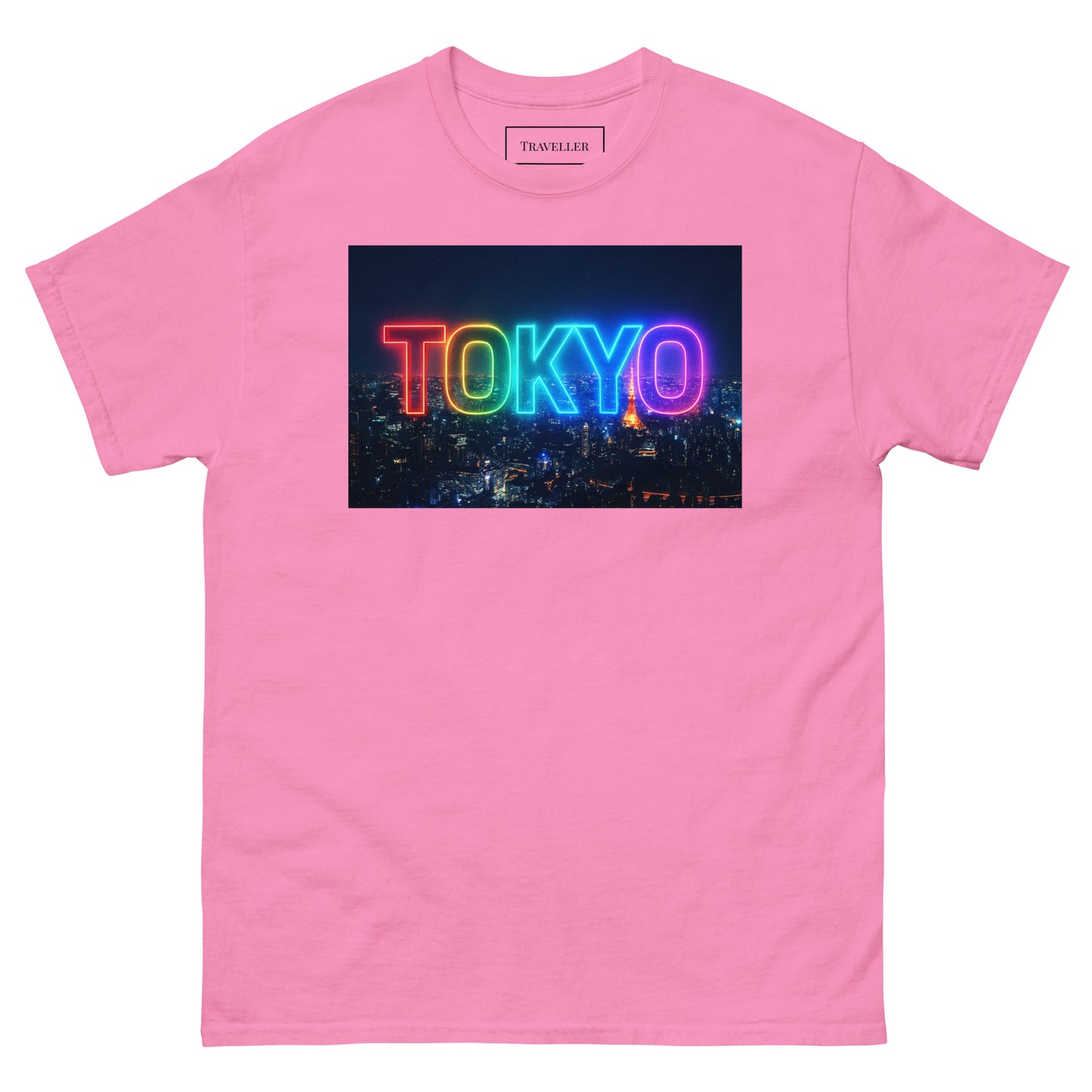 東京ロゴTシャツ 夜景デザイン ユニセックス Azalea