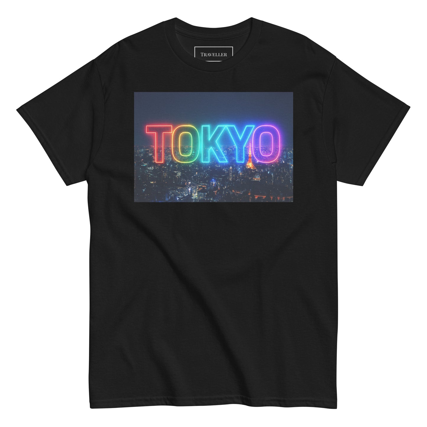 東京ロゴTシャツ 夜景デザイン ユニセックス