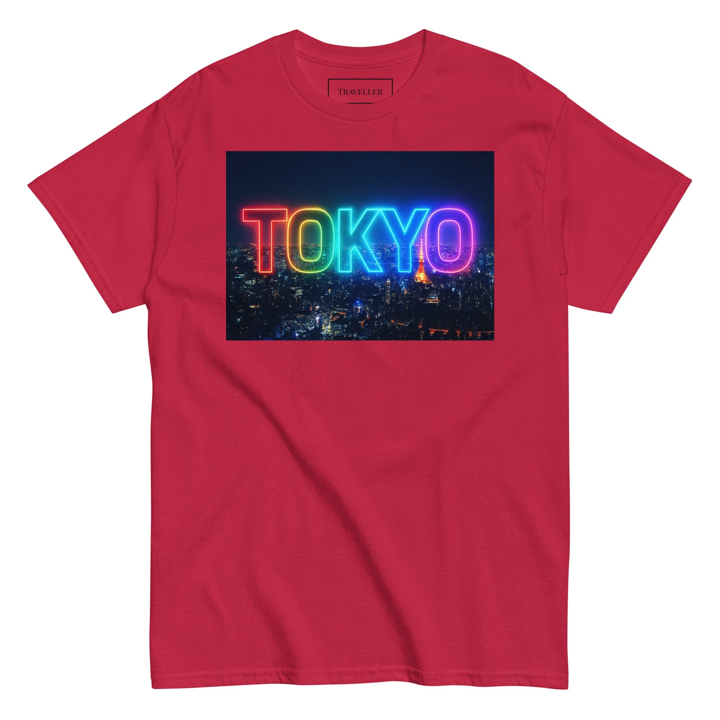 東京ロゴTシャツ 夜景デザイン ユニセックス