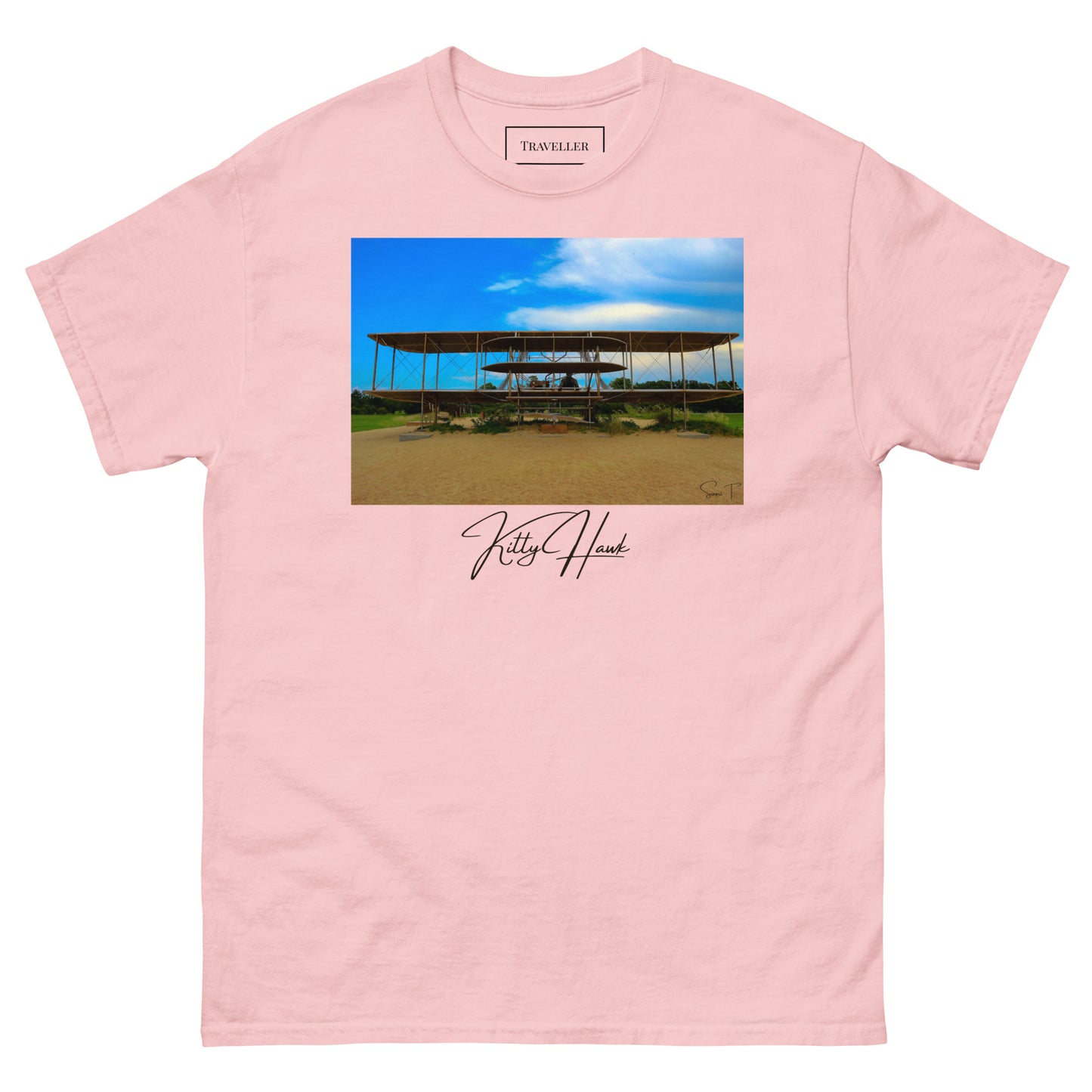 キティホーク ユニセックスTシャツ Light Pink