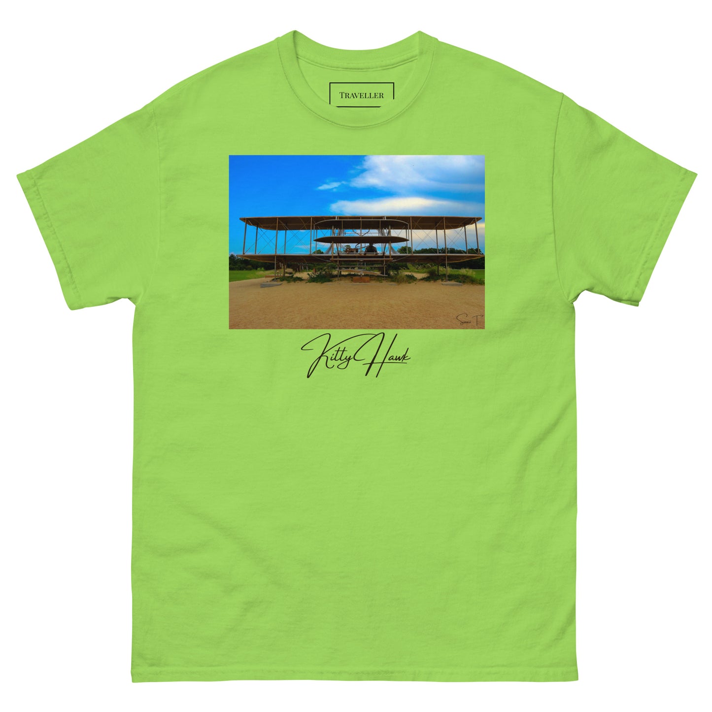 キティホーク ユニセックスTシャツ Lime