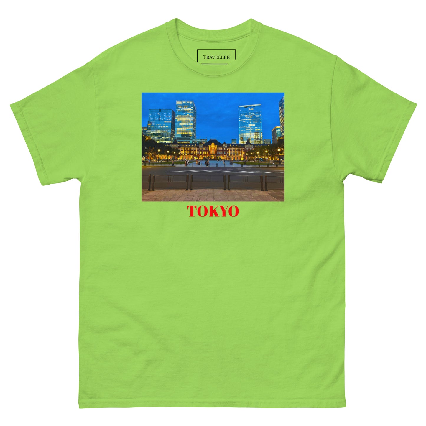 東京駅Tシャツ ユニセックス Lime