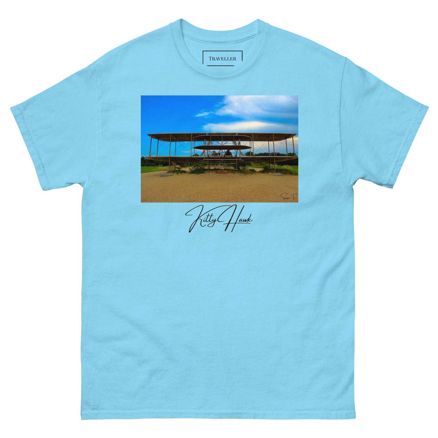 キティホーク ユニセックスTシャツ Sky