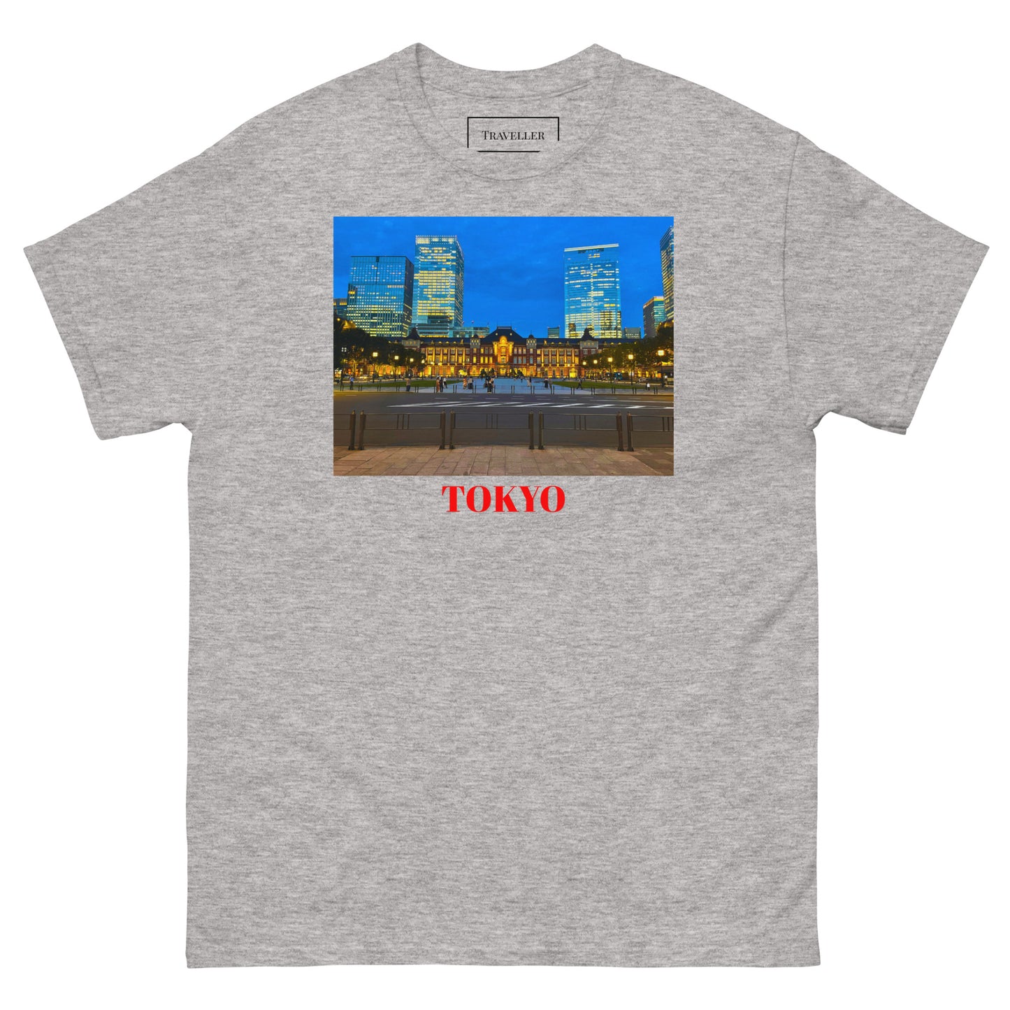 東京駅Tシャツ ユニセックス Sport Grey