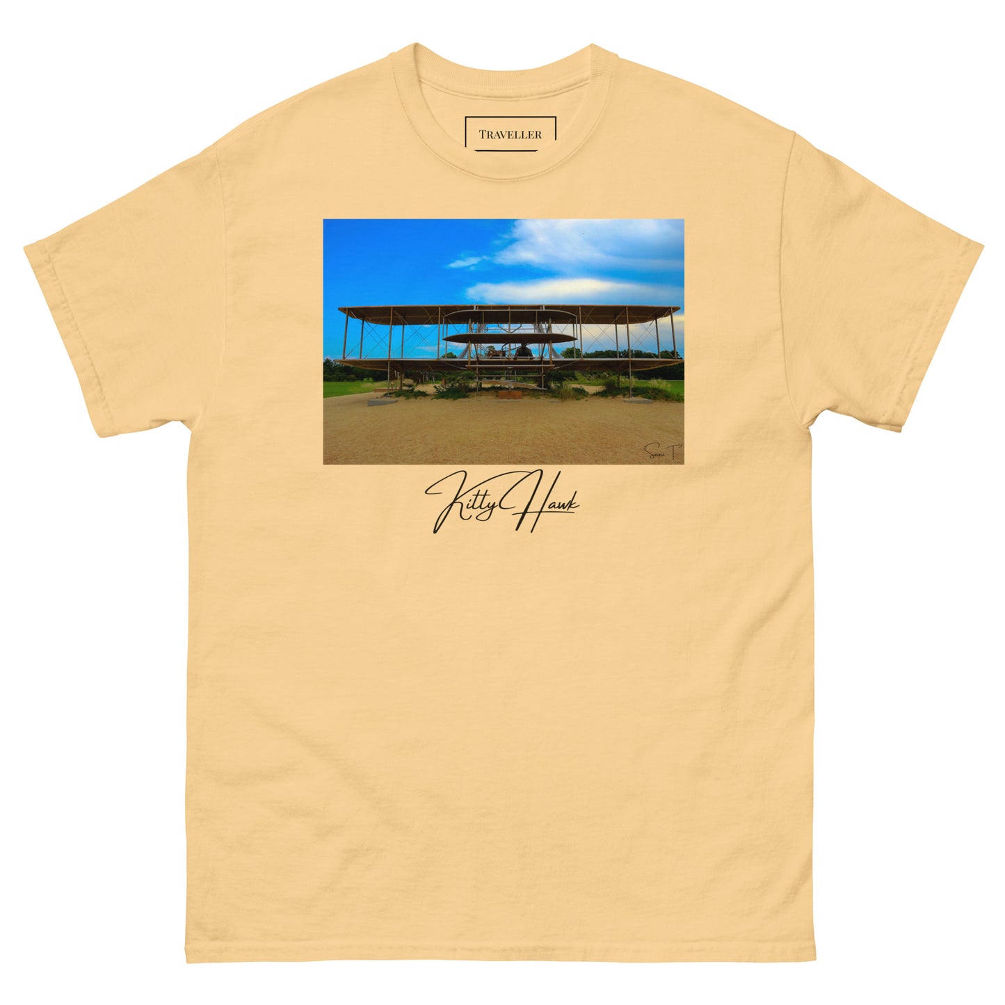 キティホーク ユニセックスTシャツ Yellow Haze
