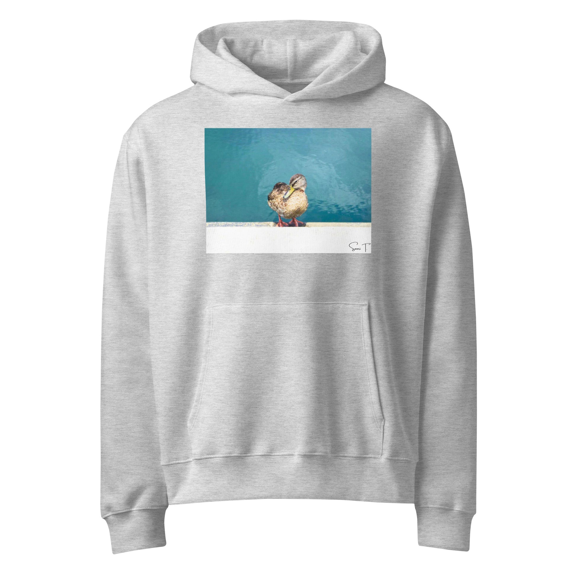 Duck Heavy Oversized Hættetrøje - Sødt Dyredesign