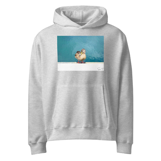 Duck Heavy Oversized Hættetrøje - Sødt Dyredesign