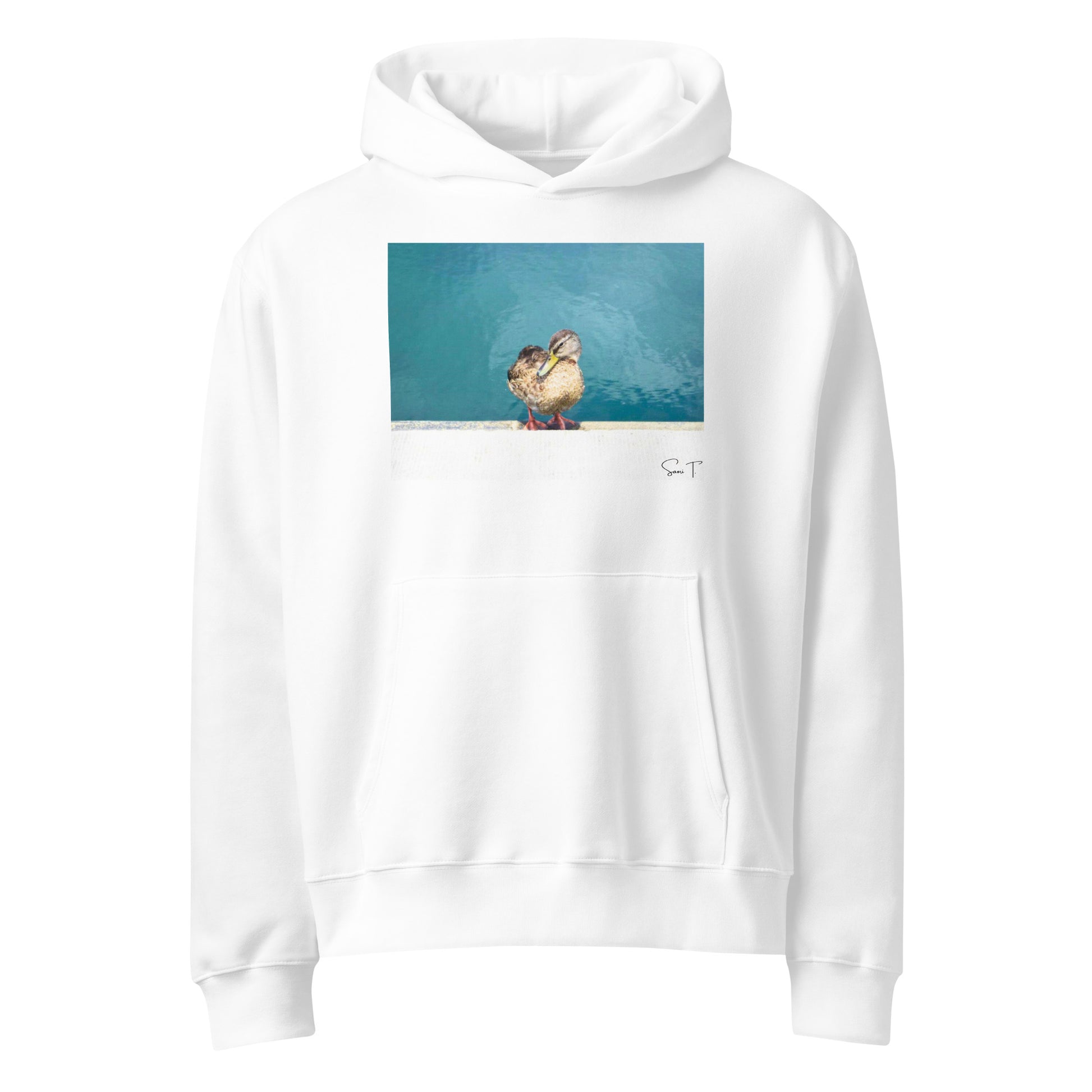 Duck Heavy Oversized Hættetrøje - Sødt Dyredesign