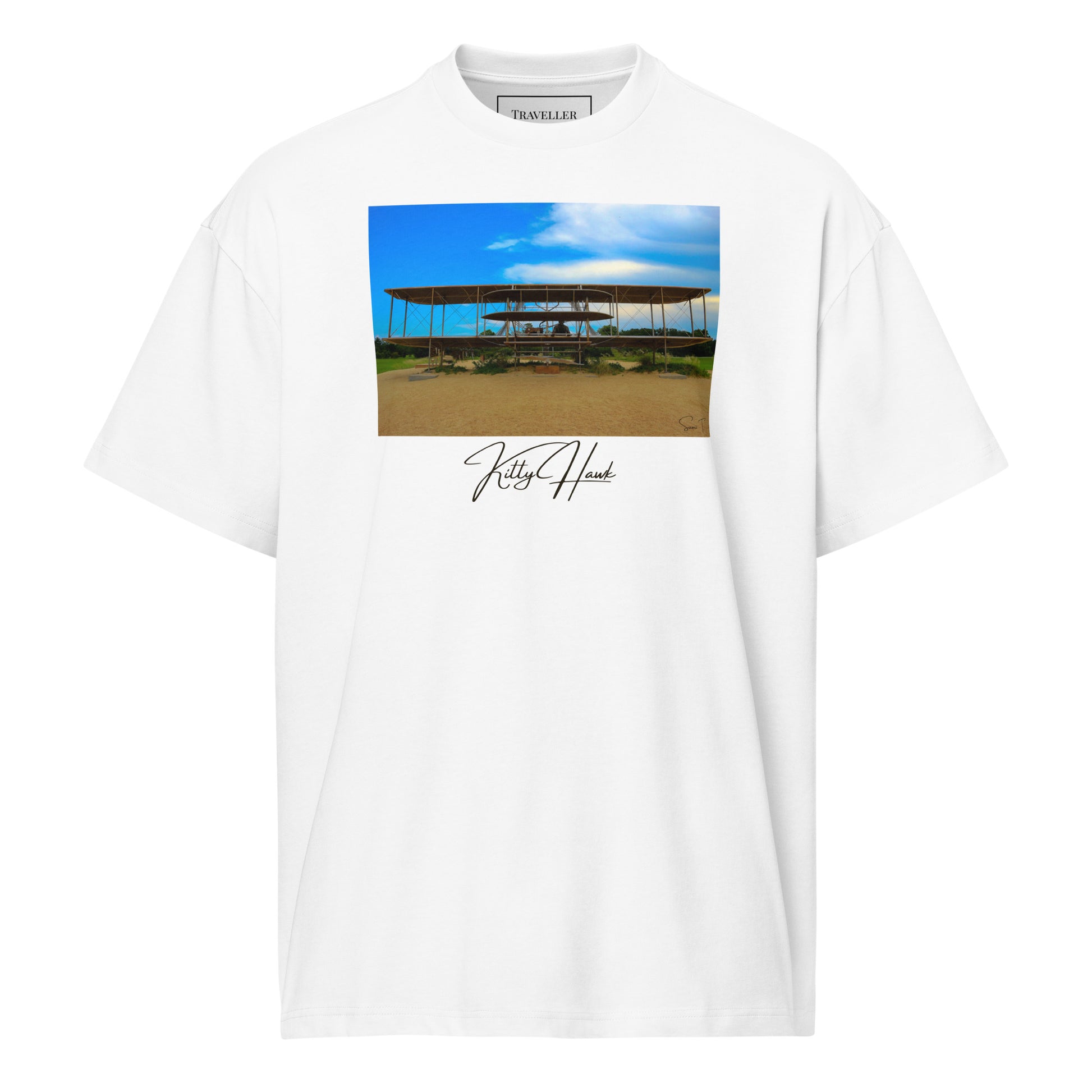 Herre Kitty Hawk Box T-shirt