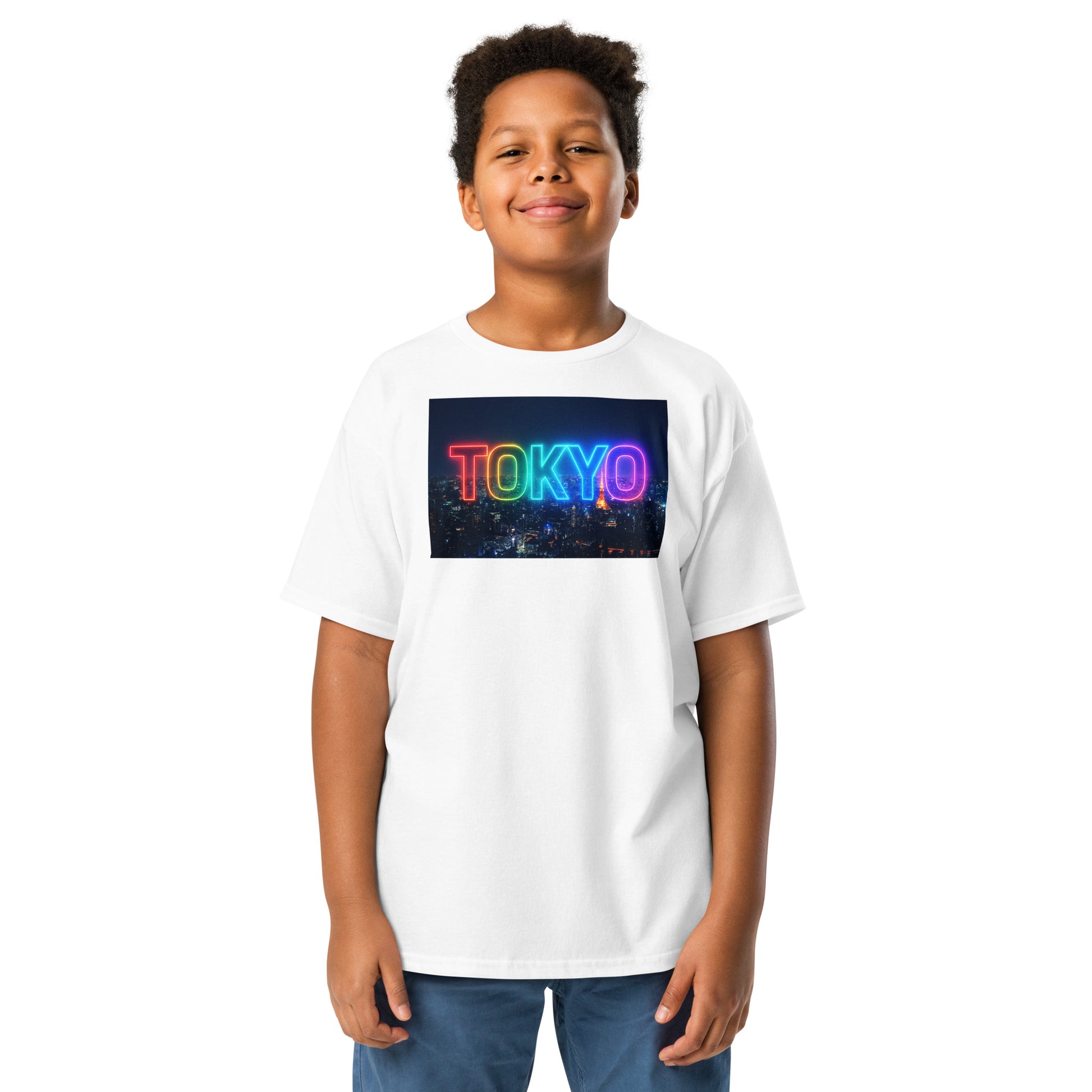 Tokyo Night View Ungdom T-shirt