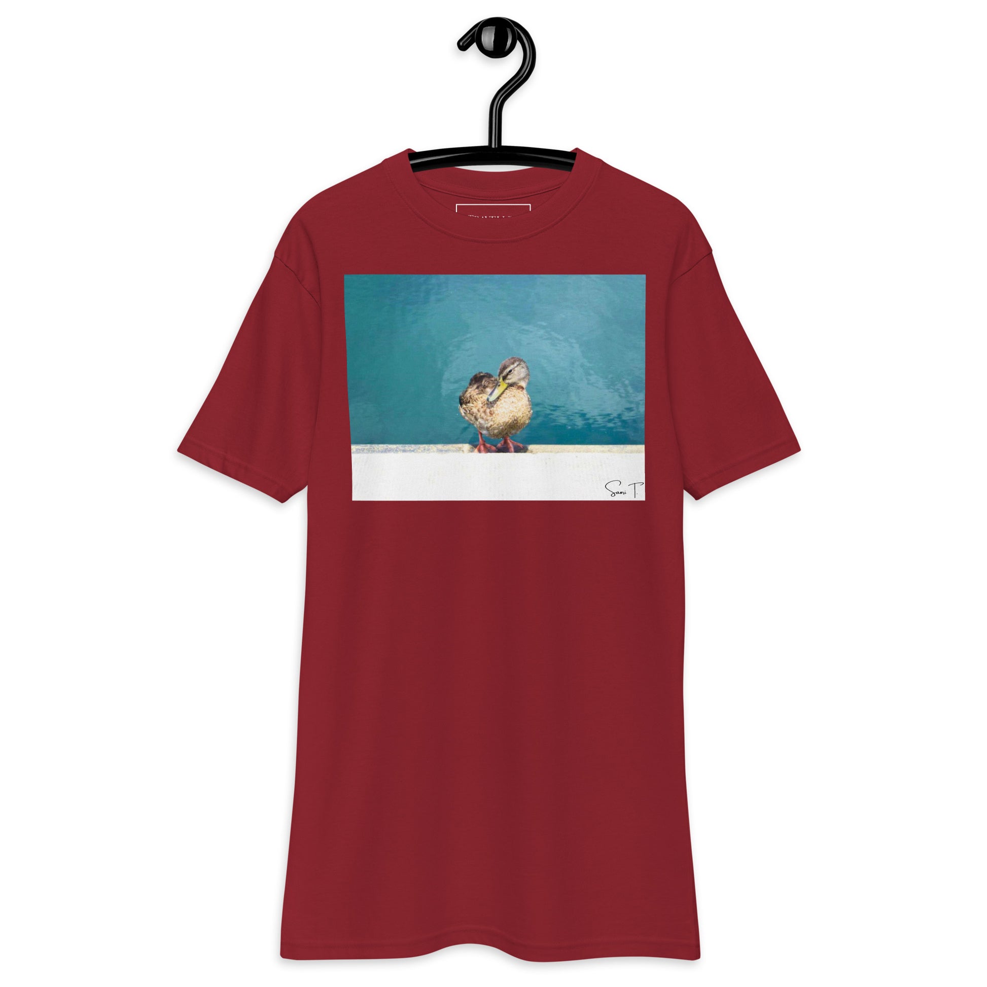 アヒル メンズプレミアムヘビーTシャツ