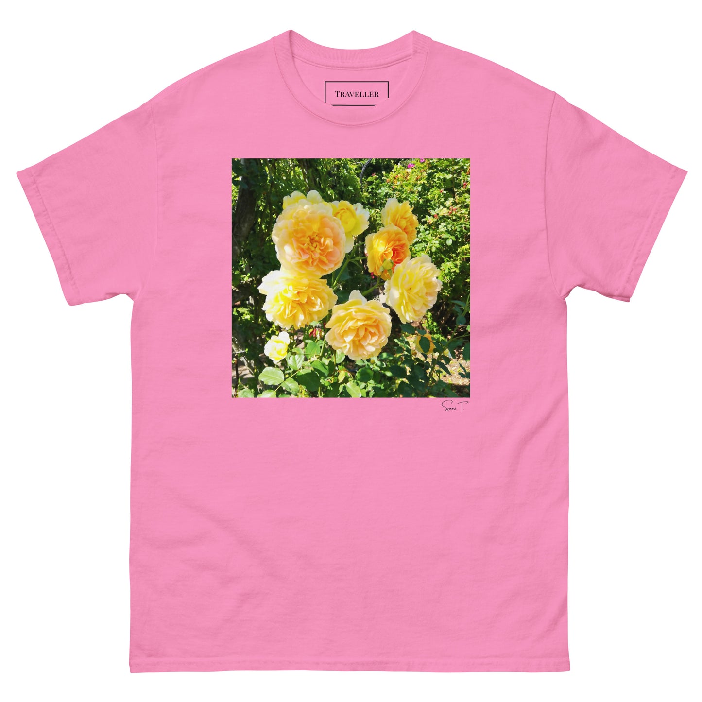黄色バラTシャツ Azalea