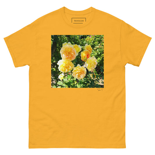 黄色バラTシャツ Gold