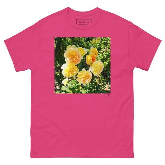 黄色バラTシャツ Heliconia