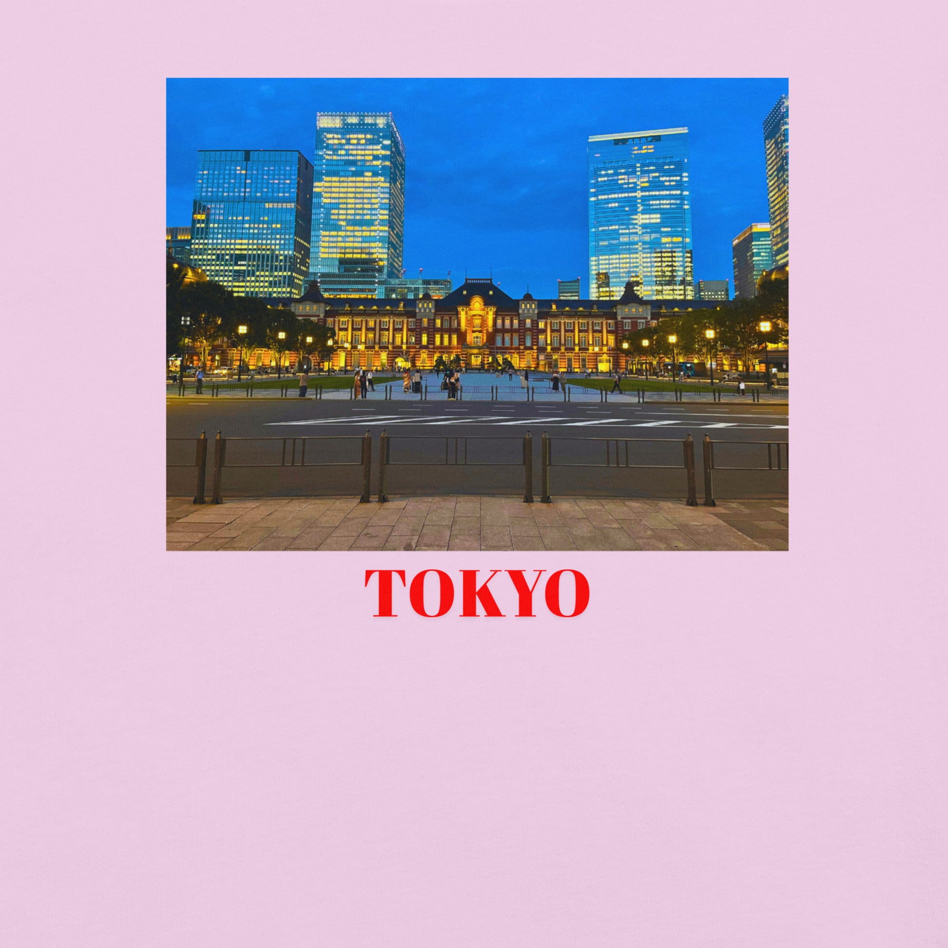東京駅ヘビーウェイトTシャツ ユニセックス ガーメントダイ加工