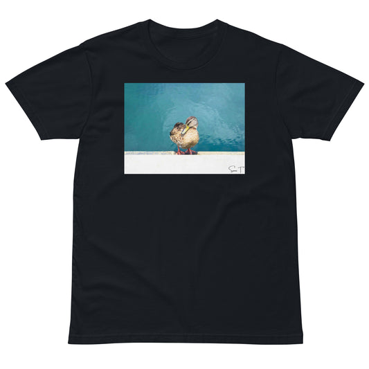 アヒルユニセックスプレミアムTシャツ Navy
